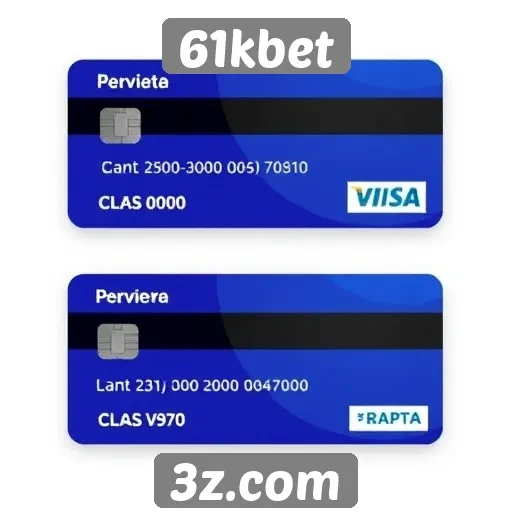 Opções de pagamento disponíveis no 61kbet